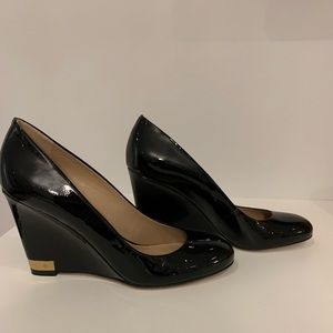 Tory Burch Patent Leather Wedge Shoe
